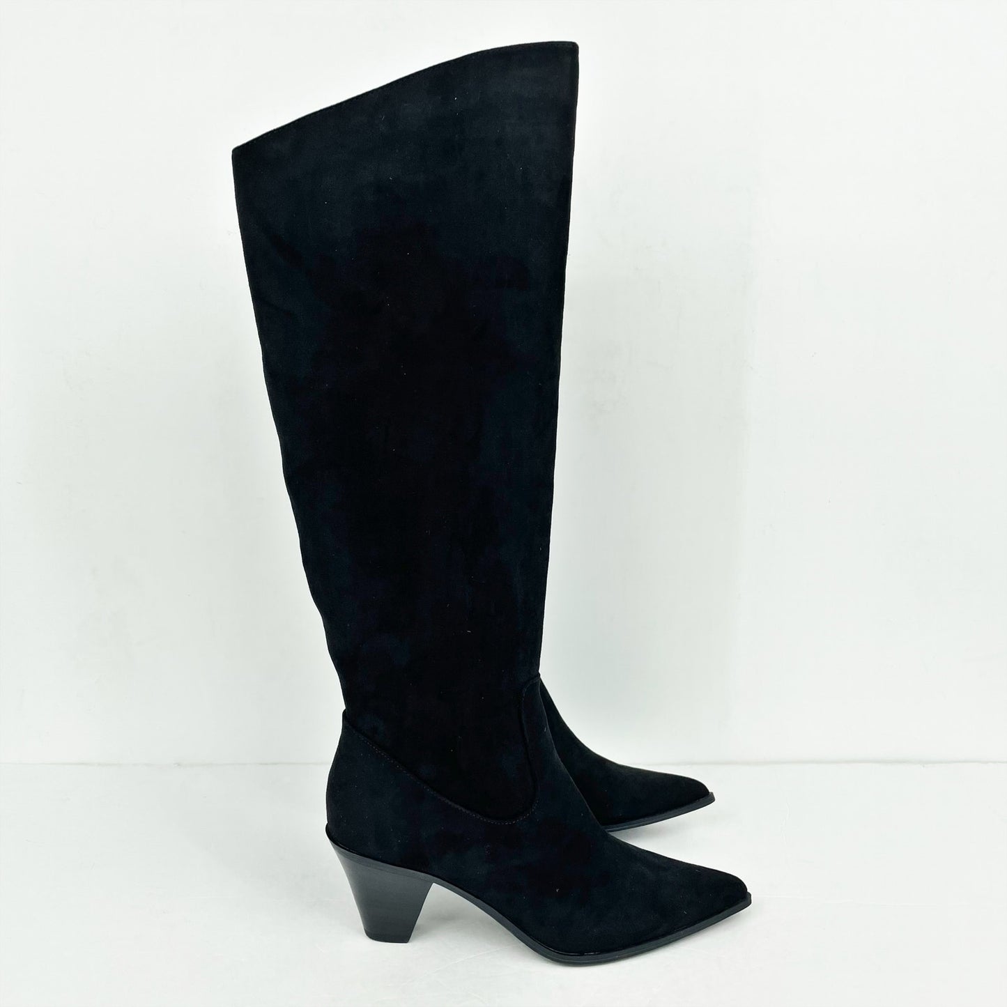 Anne Klein Womens Wei Knee High Boots US 7.5 M EU 38 Black NIB
