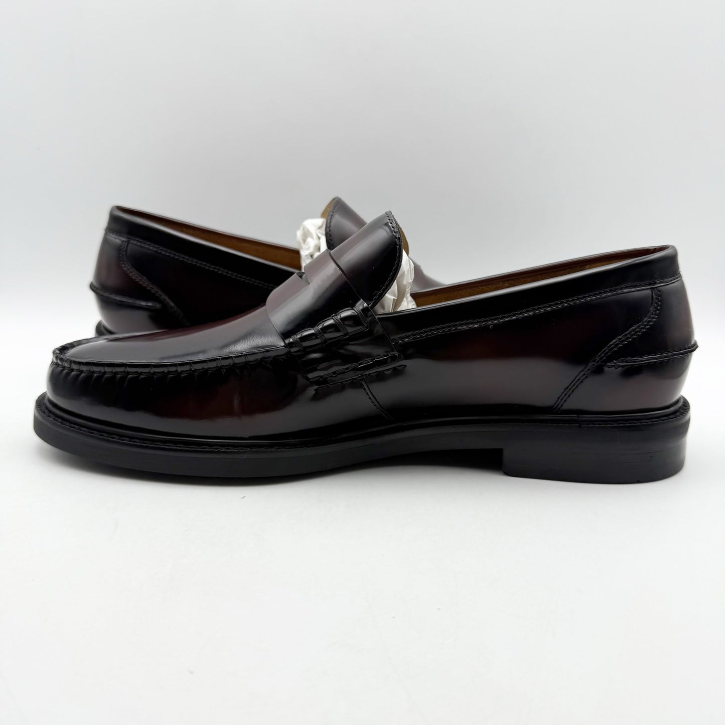 Cole Haan Mens Pinch Prep Penny Loafers US 10 M EU 43 Burgundy Leather NIB