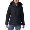COLUMBIA Women's Sparks Lake III Jacket Medium Black Faux Fur Hood NWOT