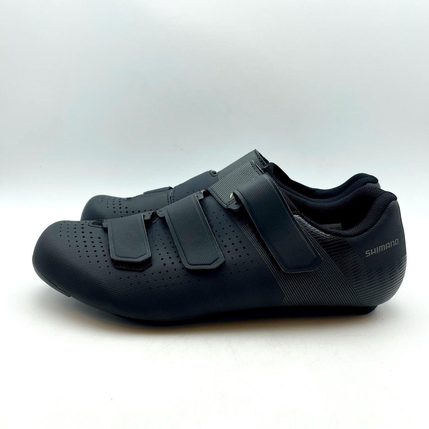 SHIMANO Mens SH-RC100 Road Cycling Shoes US 10.5 EU 45 Black Mesh NIB