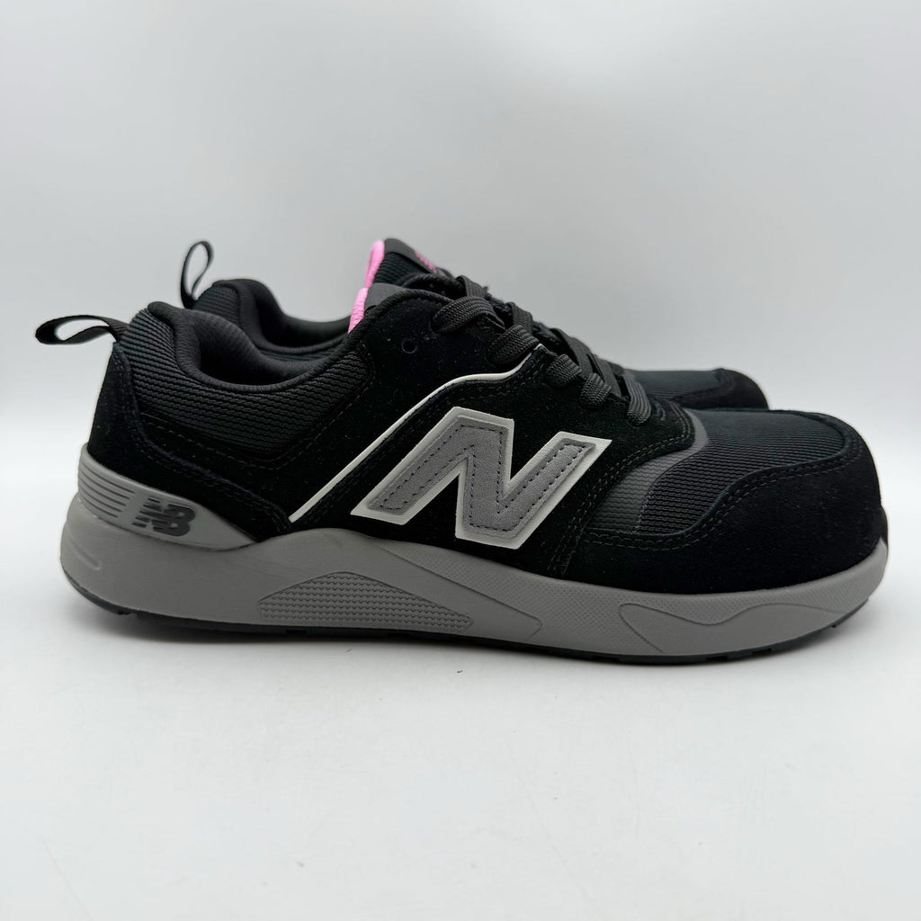 New Balance Womens Elite Lite Work Sneakers US 9 EU 40.5 Black Pink CT SR NIB