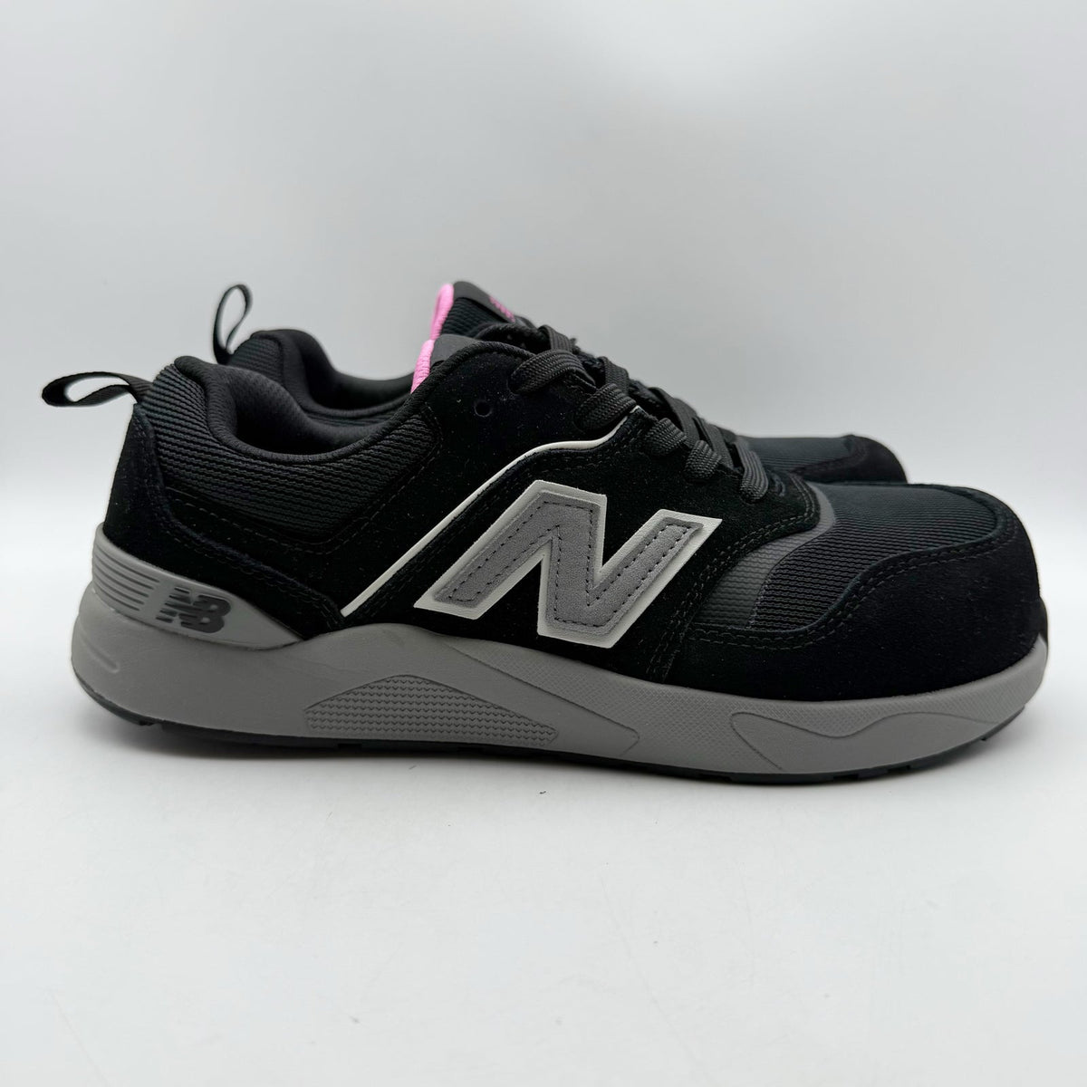 New Balance Womens Elite Lite Work Sneakers US 9 EU 40.5 Black Pink CT SR NIB
