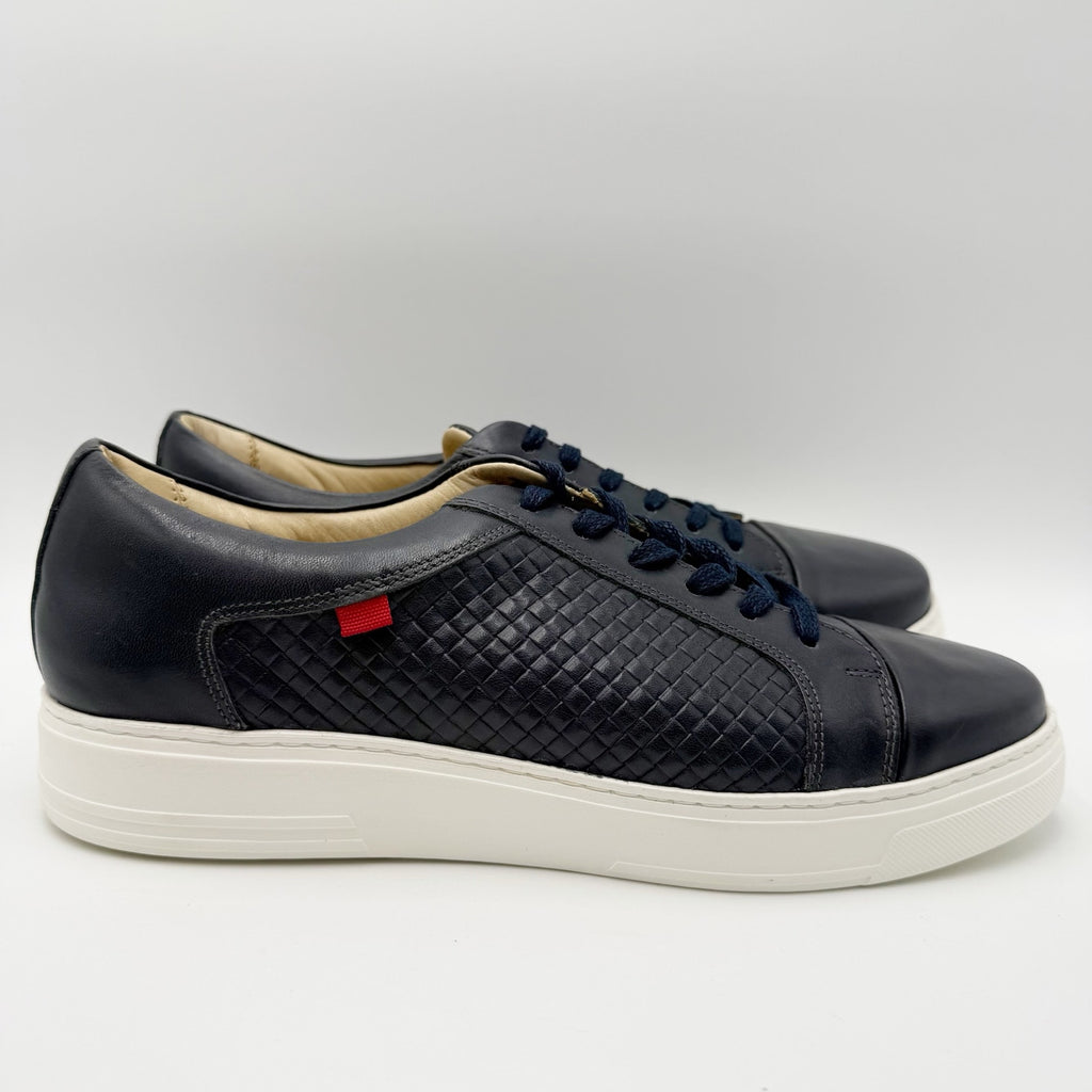Marc Joseph NY Mens King Street Casual Sneakers Size 10 M Blue Leather NWOB