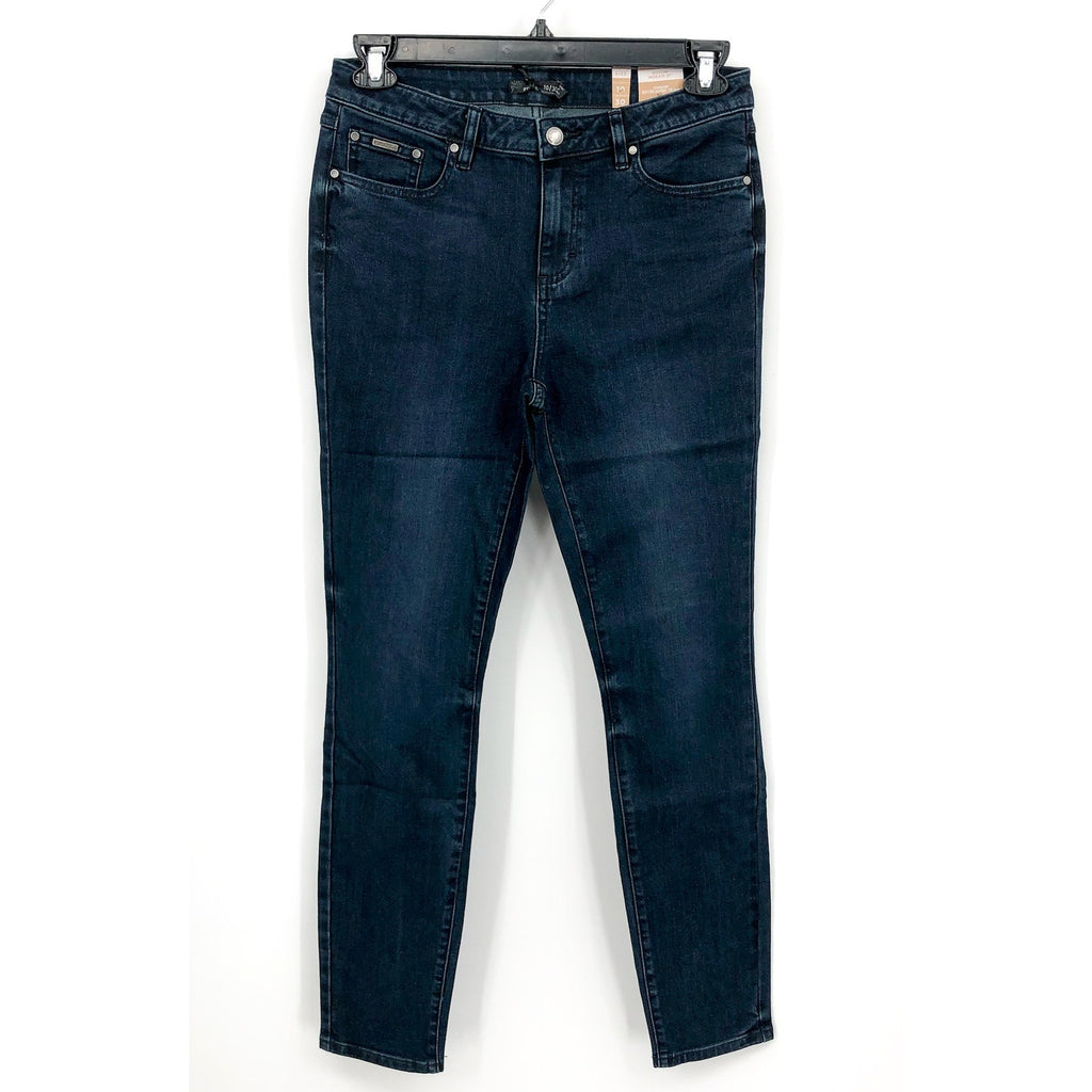 Prana Womens Sienna Skinny Jean 30x30 US 10 Deep Blue Stretch Denim Mid Rise NWT