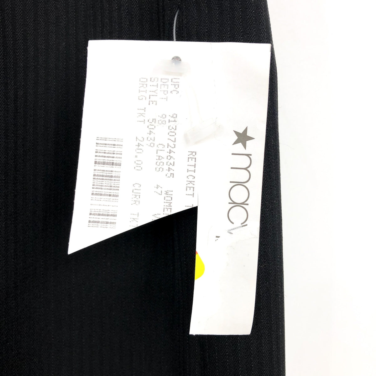 LE SUIT Women's Straight Leg Suit Pants Size 18 Black Flat Front Stretch NWOT