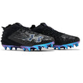 Under Armour Mens Blur Smoke Suede 2.0 MC Molded Football Cleat US 13 Black NWOB
