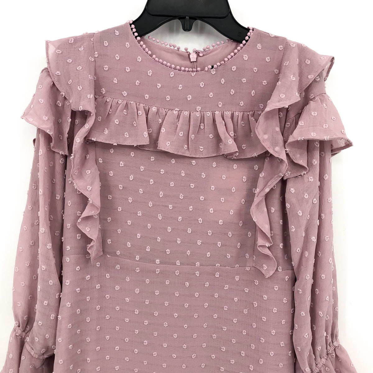 BARDOT JUNIOR Girl's Abbie Ruffle Flare Dress 16 Junior Purple Lilac NWT