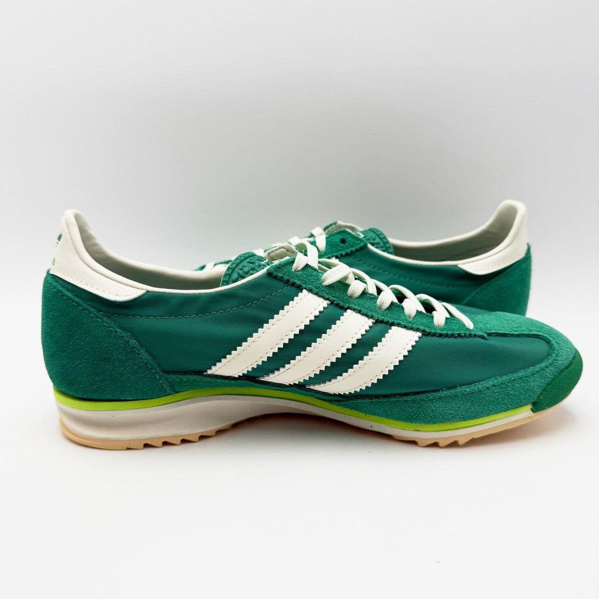 Adidas Womens SL 72 OG Casual Sneakers Size 7 Green White NWOB
