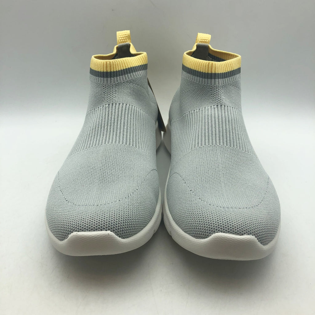 Spenco Waco Womens Pure Love Knit Sneaker Size 9.5 WIDE Glacier Grey Slip On NIB