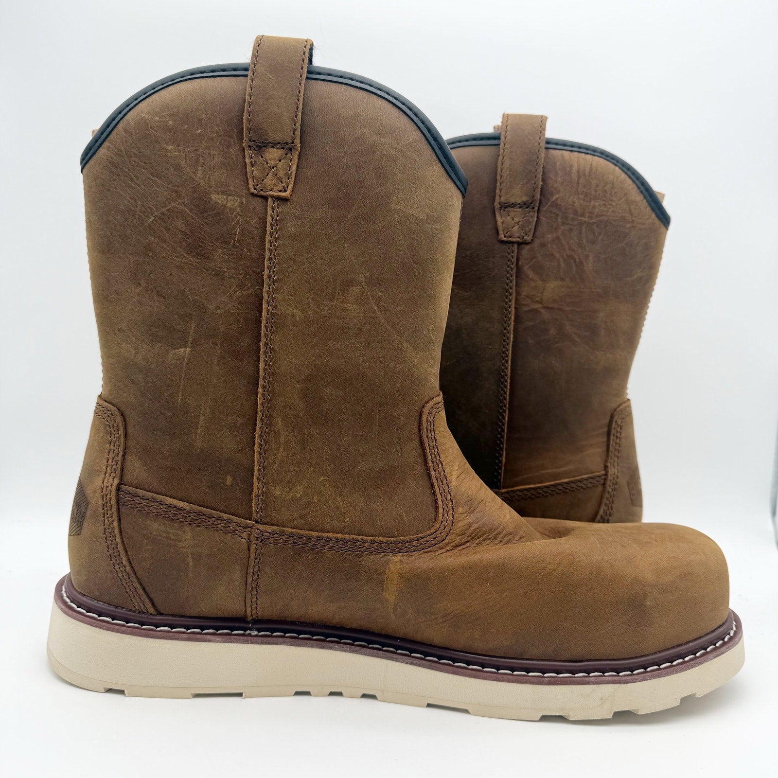 Brunt Mens The Bolduc Composite Toe Work Boot US 12 Brown Leather WP EH SR NWOB
