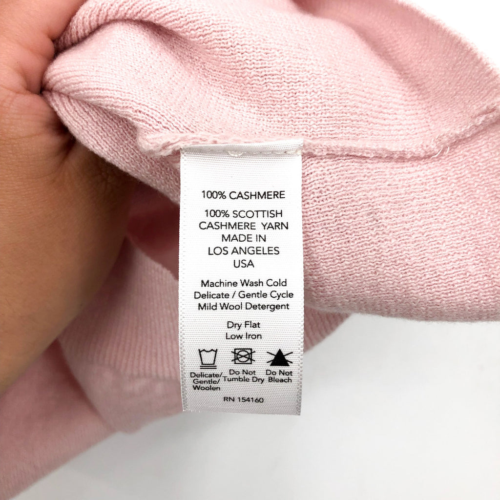ACTIVE CASHMERE Women's Cashmere Tank Top XL Pale Pink Racerback NWT