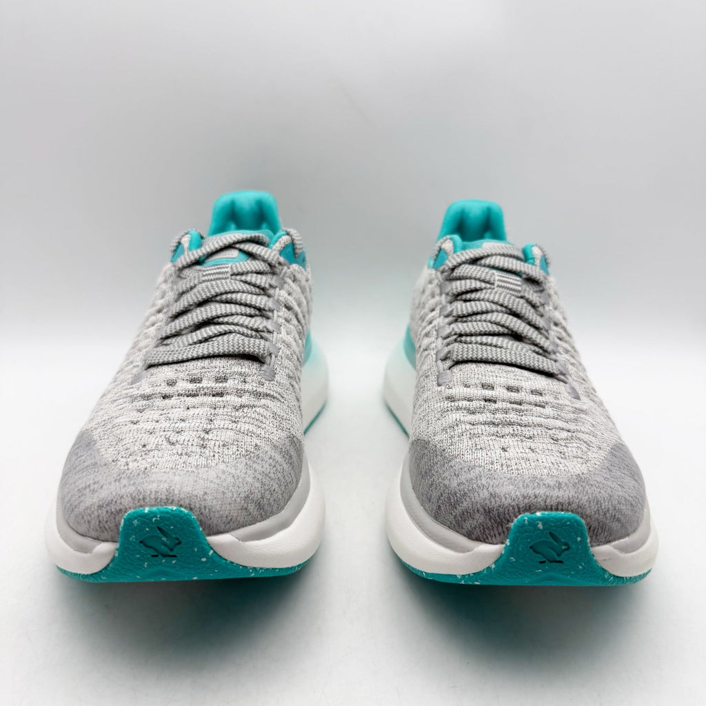 Rabbit Womens Dream Chaser Running Shoes Size 7.5 Grey Teal Ceramic Athletic NIB