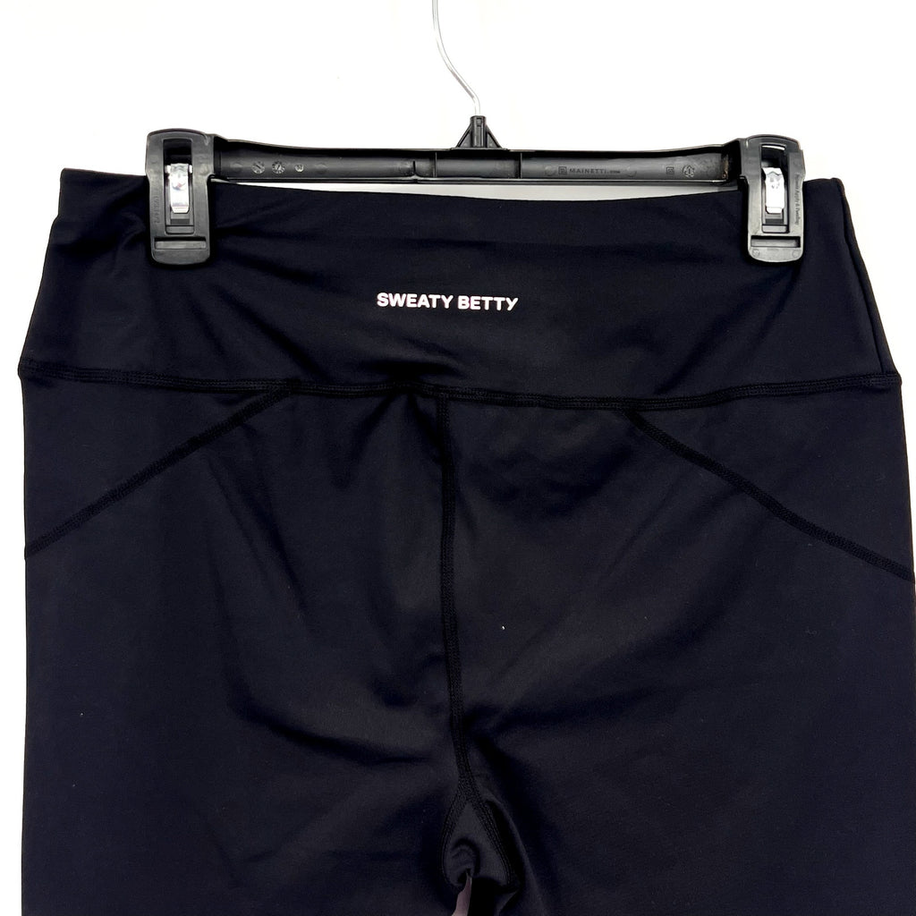 SWEATY BETTY Women's All Day 6" Shorts XL Black Athletic Stretch NWT