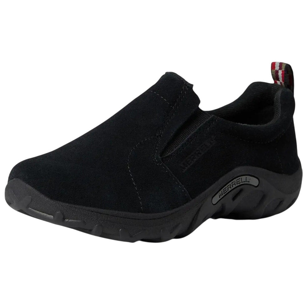 Merrell Kids Jungle Moc Sneaker US 4 EU 35 Black Suede Slip On Shoe NIB