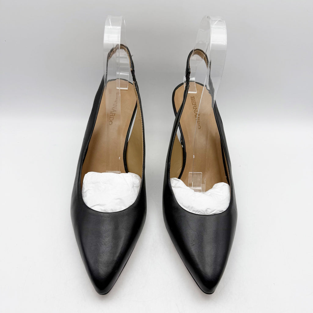 Bernardo Womens Felicity Heels US 11M EU 41 Leather Slingback Pump NIB