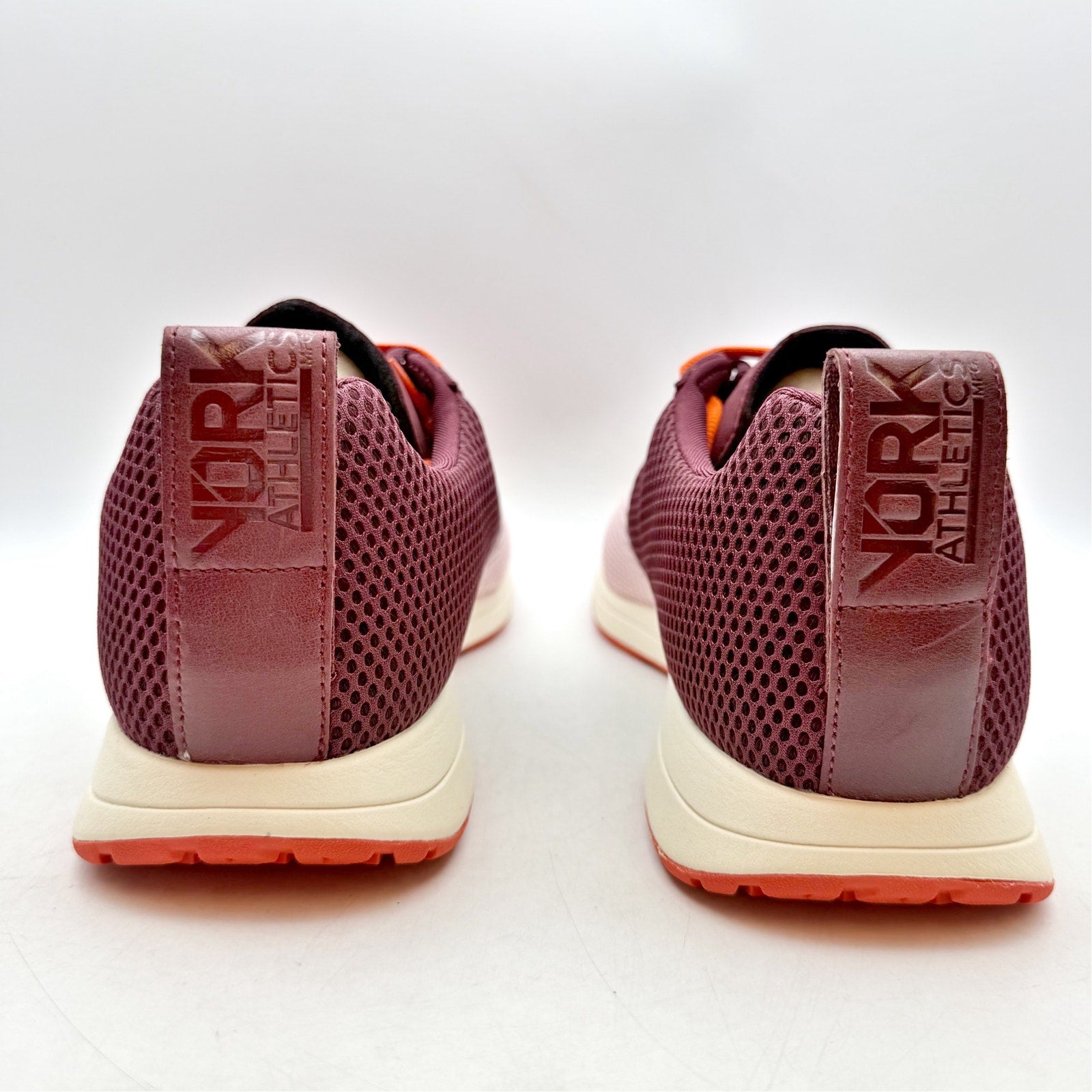 YORK Athletics Mens The Henry Runner Sneakers US 11.5 Magenta Pink Shoes NIB