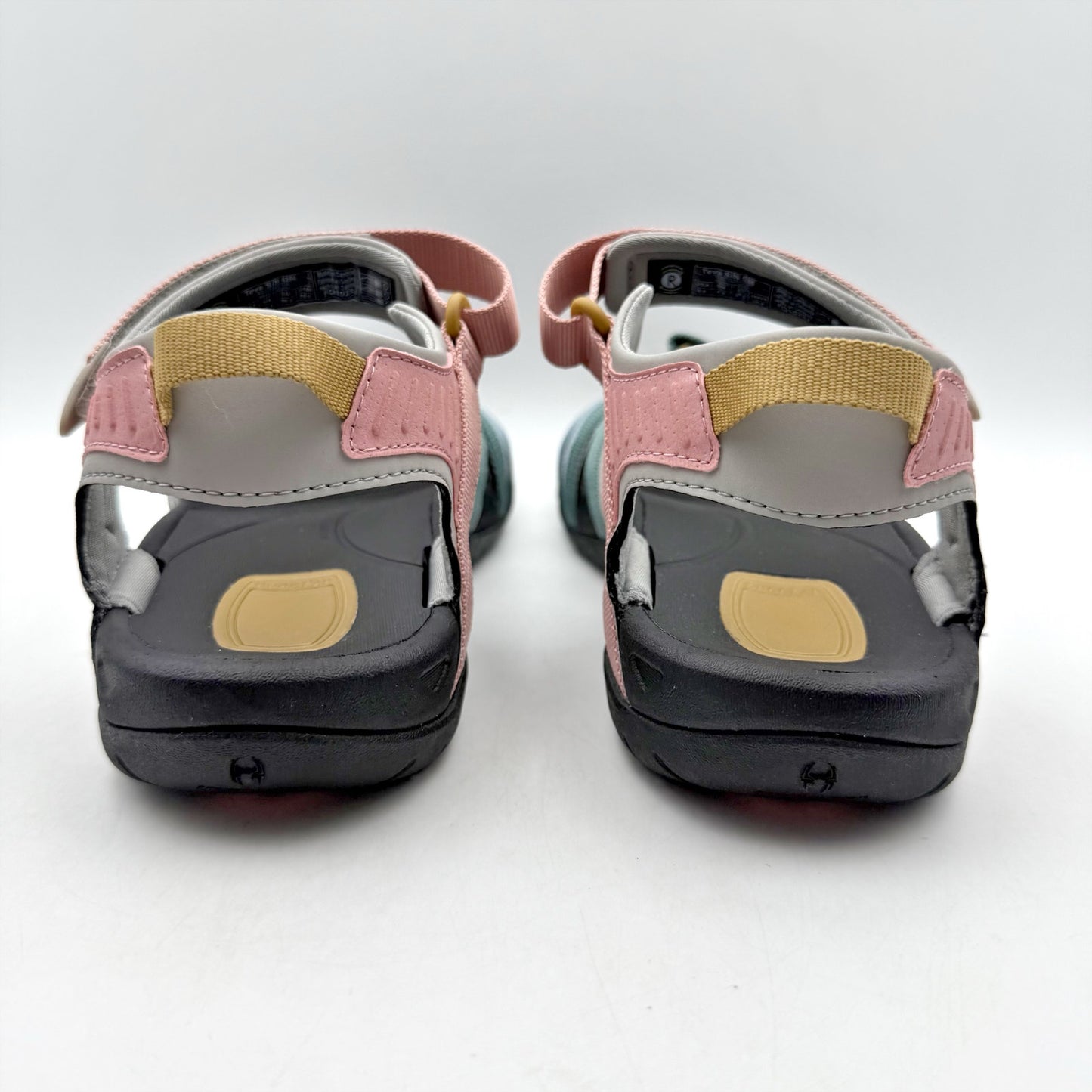 Teva Womens Tirra Leather Sandal US 8.5 EU 39.5 Black Multicolor Adjustable NIB