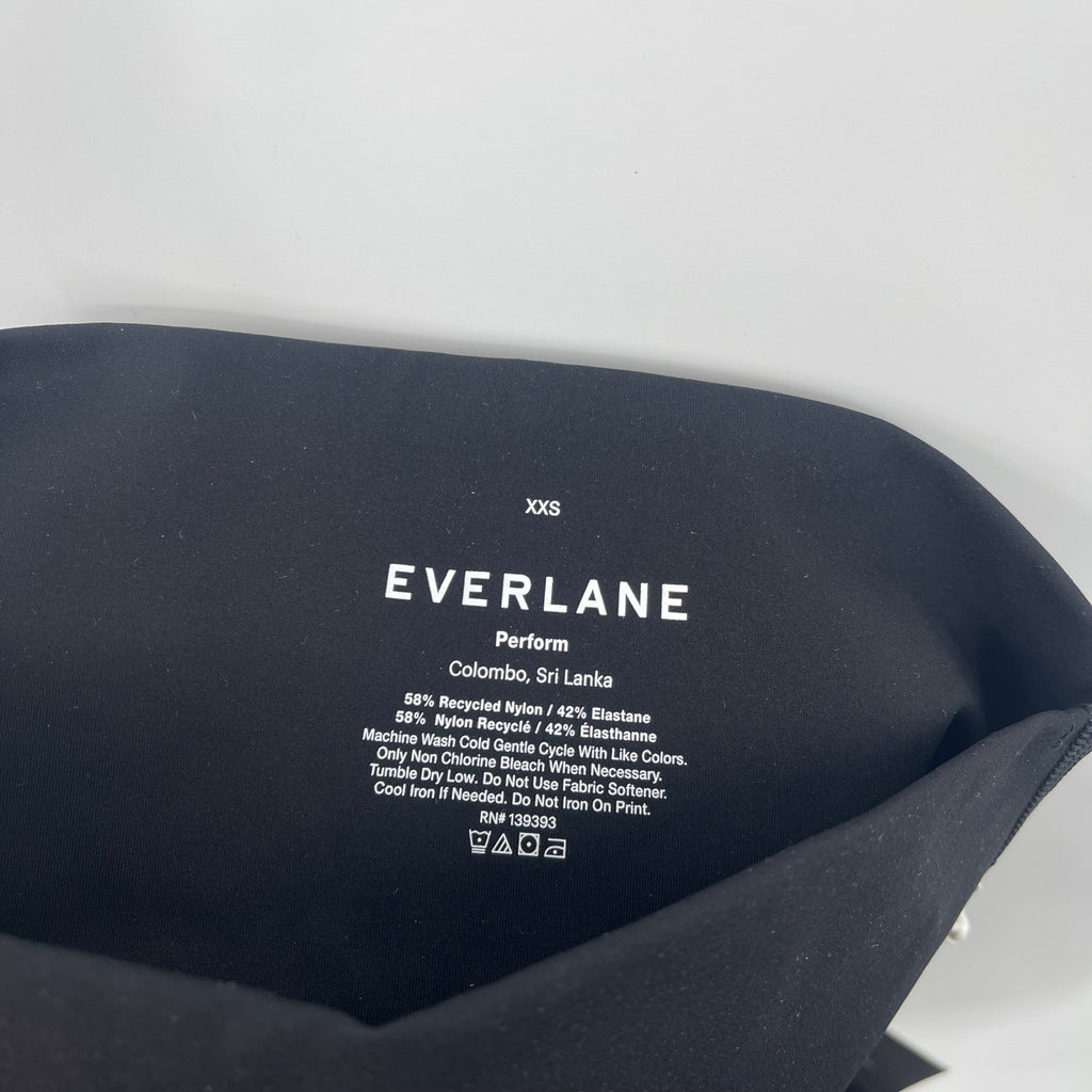 Everlane Womens The Perform Short-Short Athletic XXS Black NWT