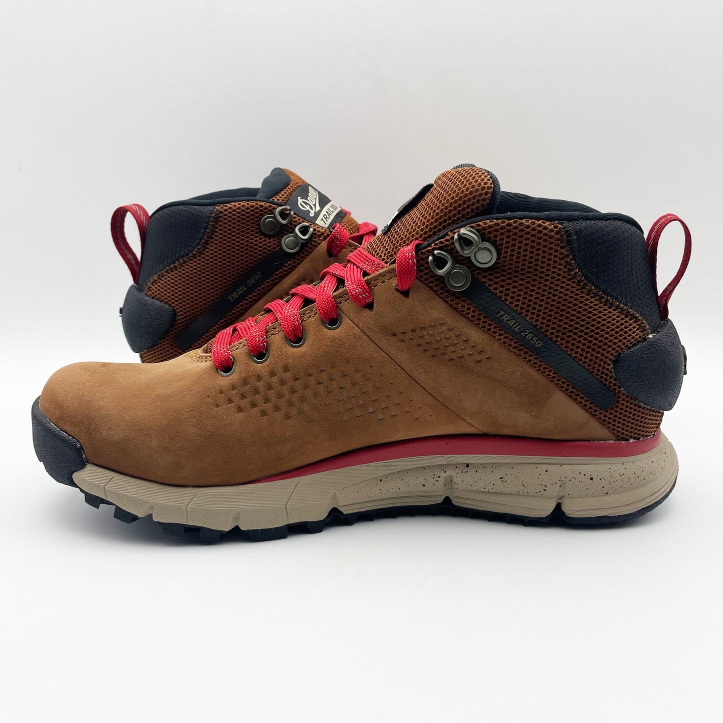 Danner Mens 4" Trail 2650 Mid GTX Hiking Shoes US 7 D EU 40 Brown Red WP NIB
