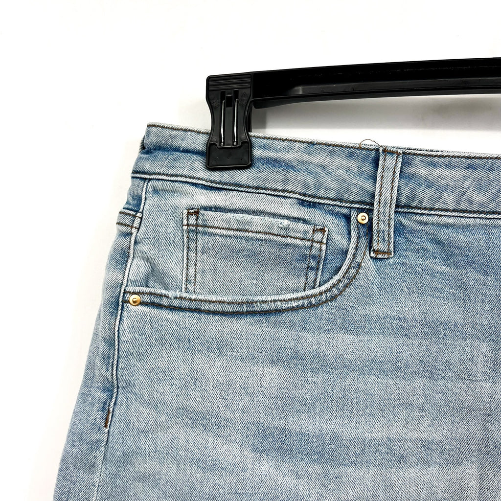 KUT FROM THE KLOTH Hailey Cutoff Denim Shorts Size 18 Openness High Waist NWT
