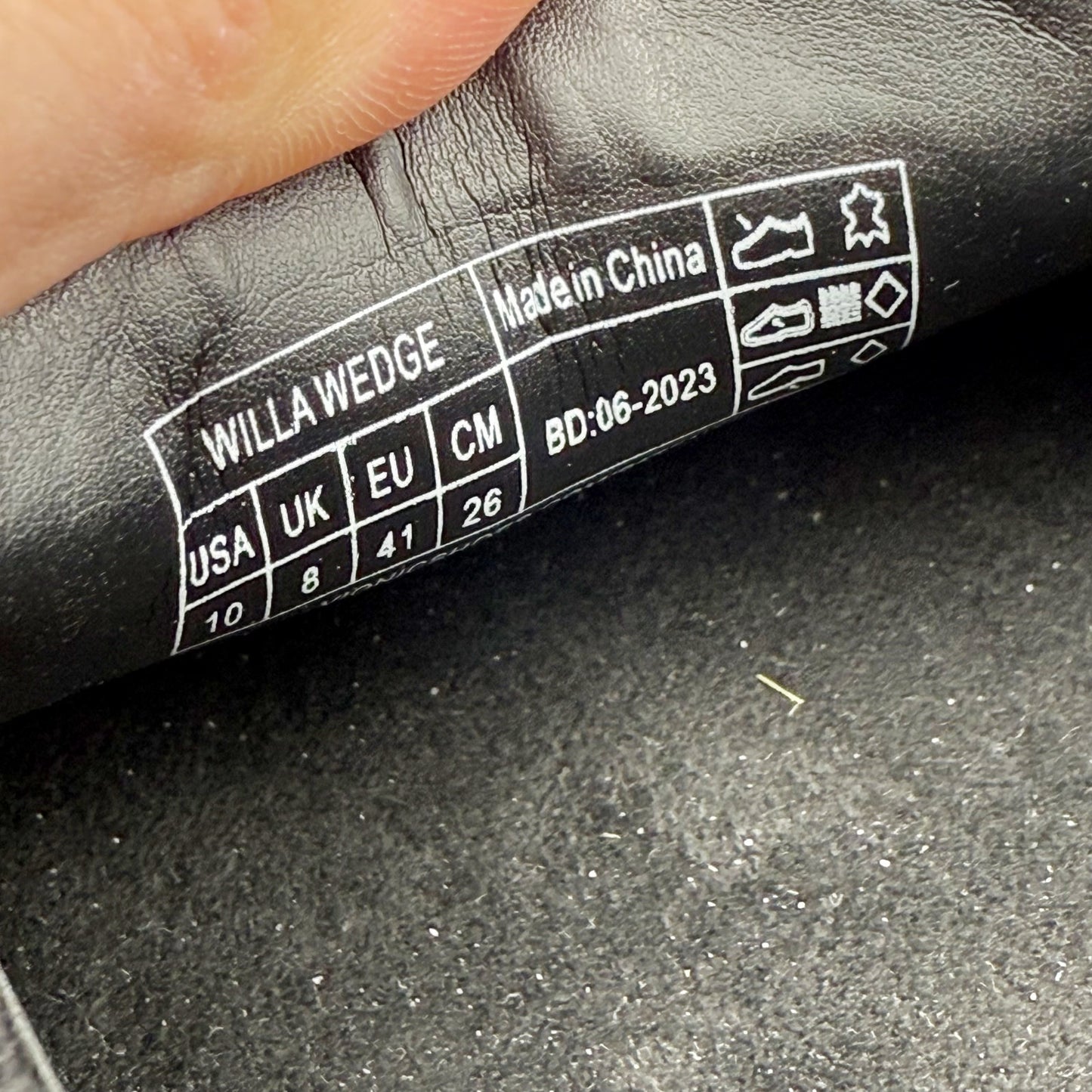 Vionic Womens Willa Wedge Loafers US 10 M EU 41 Black Leather Slip On NIB