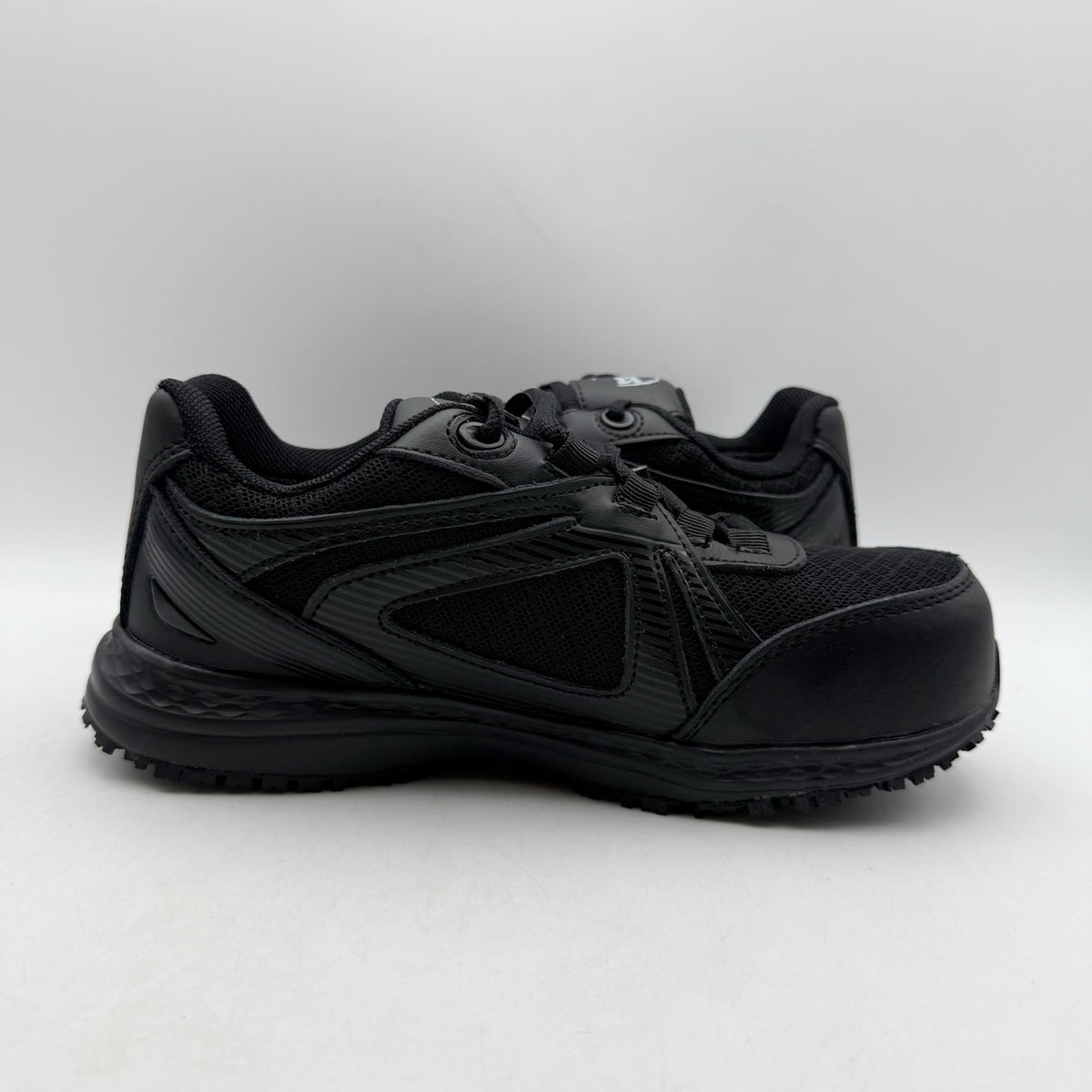 Hoss Mens Reno ll Comp Toe Work Sneakers Size 11 WIDE 2E Black Waterproof NIB