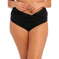 ELOMI Women's Magnetic Twist Front Swim Bottom Size 20 Black High Waist NWT
