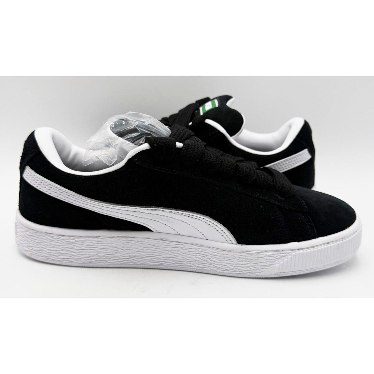 Puma Womens Suede XL Lace Up Sneakers Size 9.5 EU 40.5 Black White NWOB