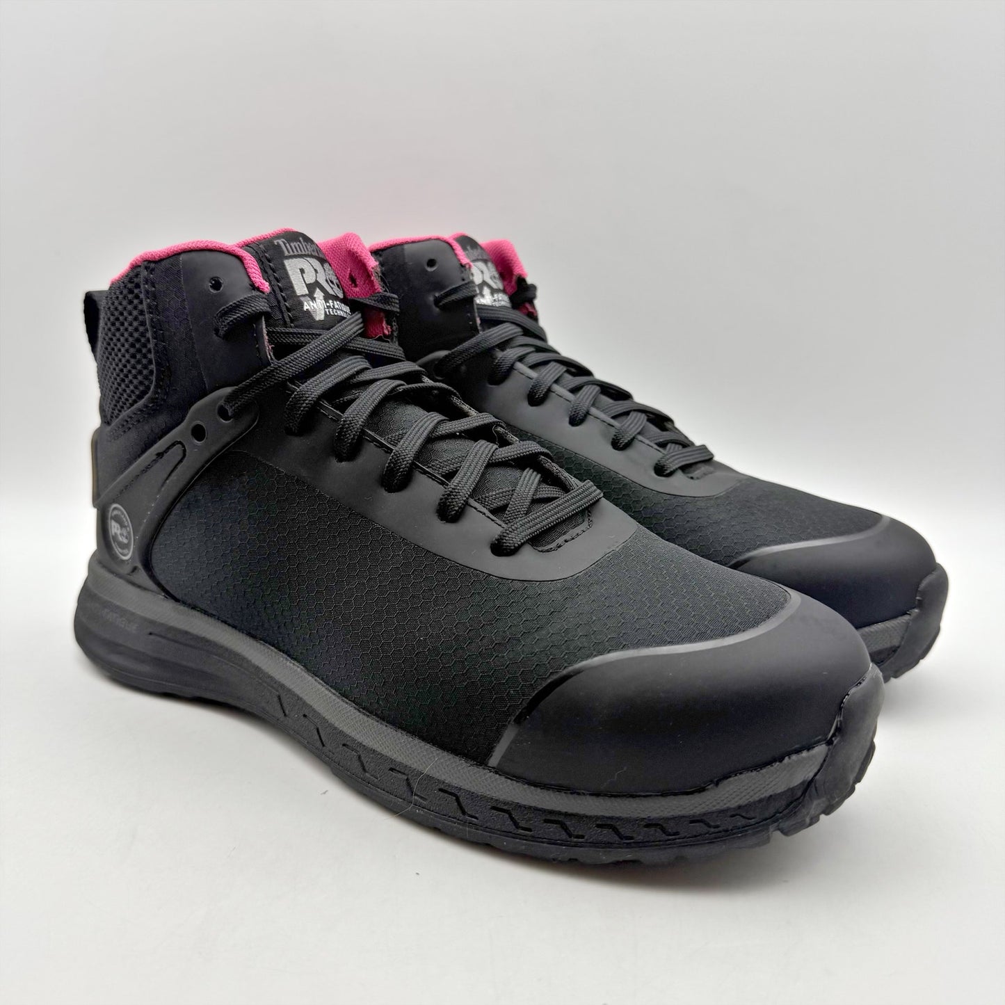 Timberland Pro Womens Drivetrain Composite Toe Mid Work Shoe US 7.5 Black SR NIB