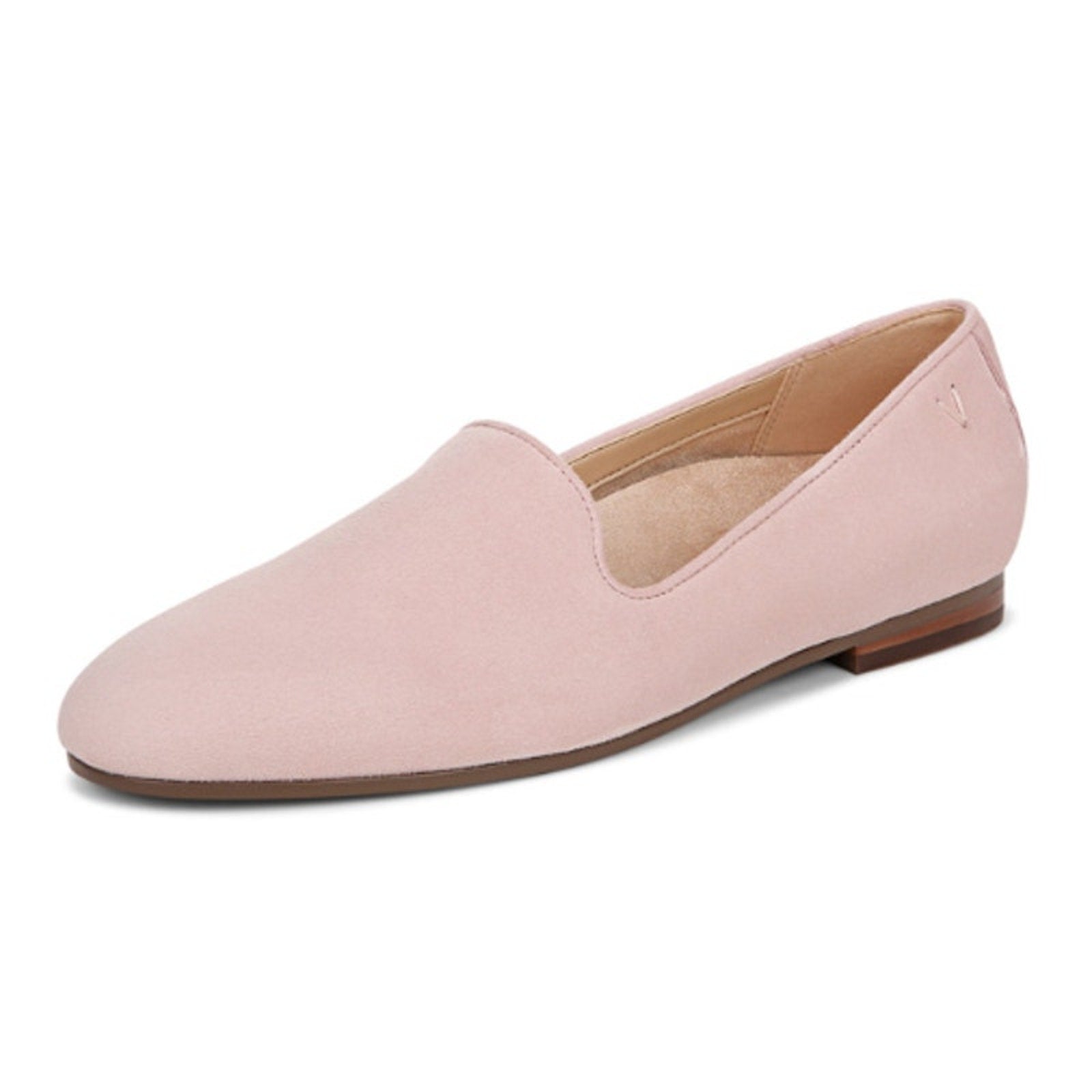 Vionic Womens Willa ll Flat Loafers US 5 WIDE EU 35 Pink Suede Slip On NIB