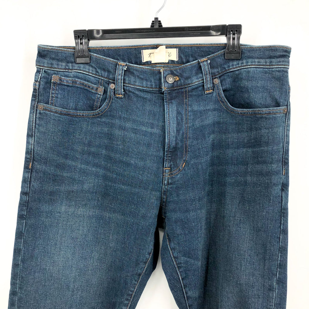 MADEWELL Men's Slim Jeans 34x32 Blue Stratfield Wash Stretch Denim NA991 NWOT