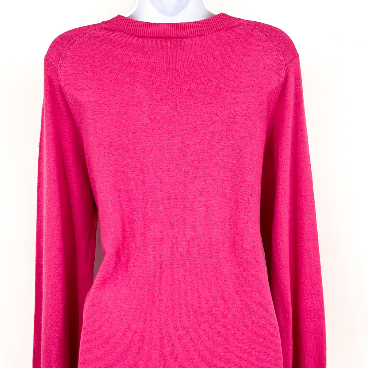 TED BAKER Essya Knit Midi Sweater Dress Small Size 1 Bright Pink Slouchy Tie NWT