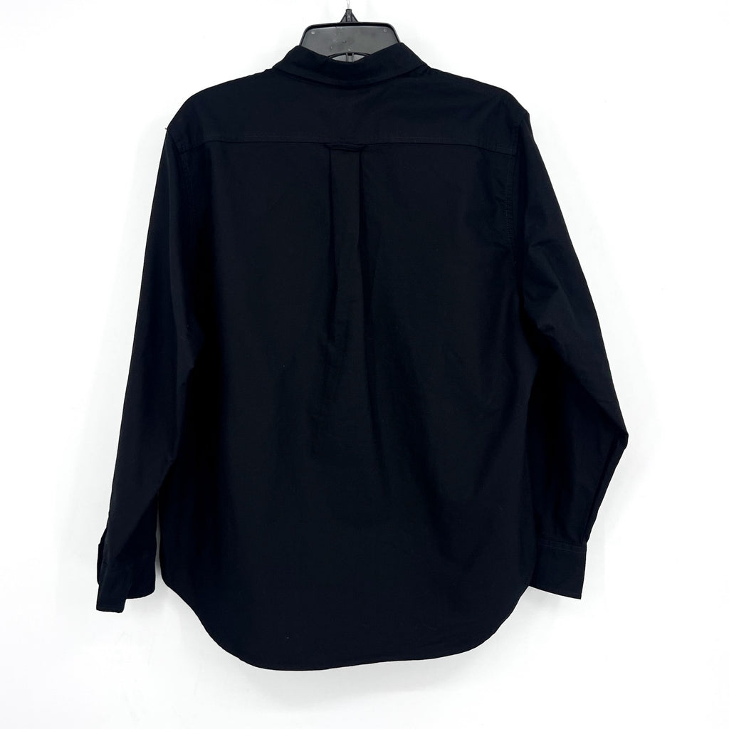 EVERLANE Women's The Must-Have Oxford Shirt Size 12 Black Oversized NWT