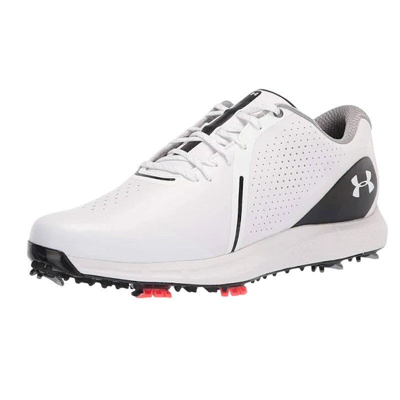 Under Armour Mens UA Charged Draw RST Golf Shoes US 11 EU 45 White Black NIB