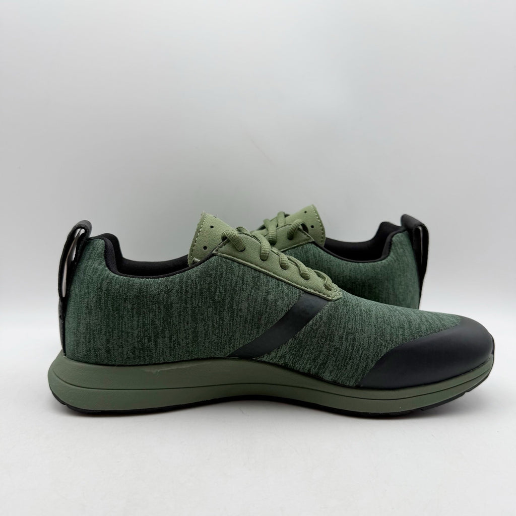 YORK Athletics Mens Henry Sweatshirt Casual Sneaker US 8 Green Knit Athletic NIB