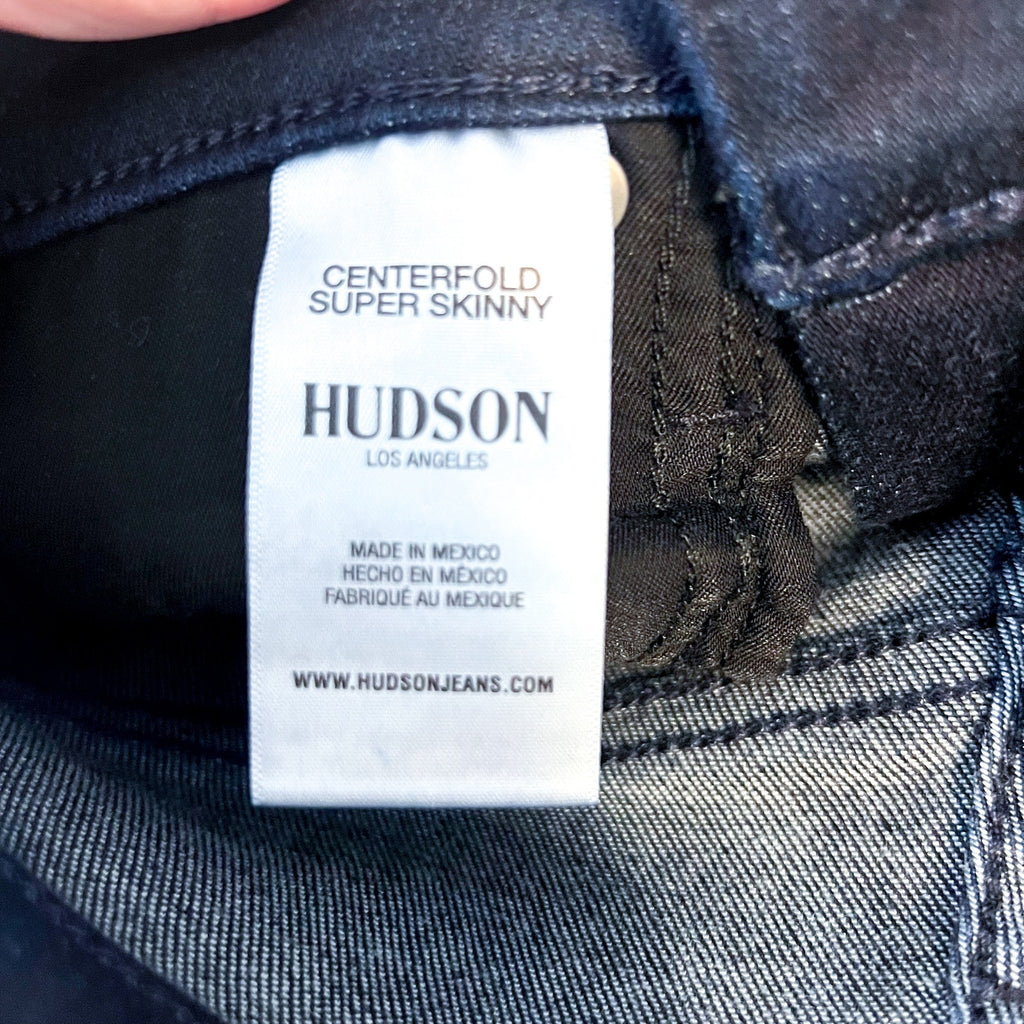 HUDSON JEANS Centerfold Super Skinny Jeans 23x28 Blue Extra-High-Rise NWOT