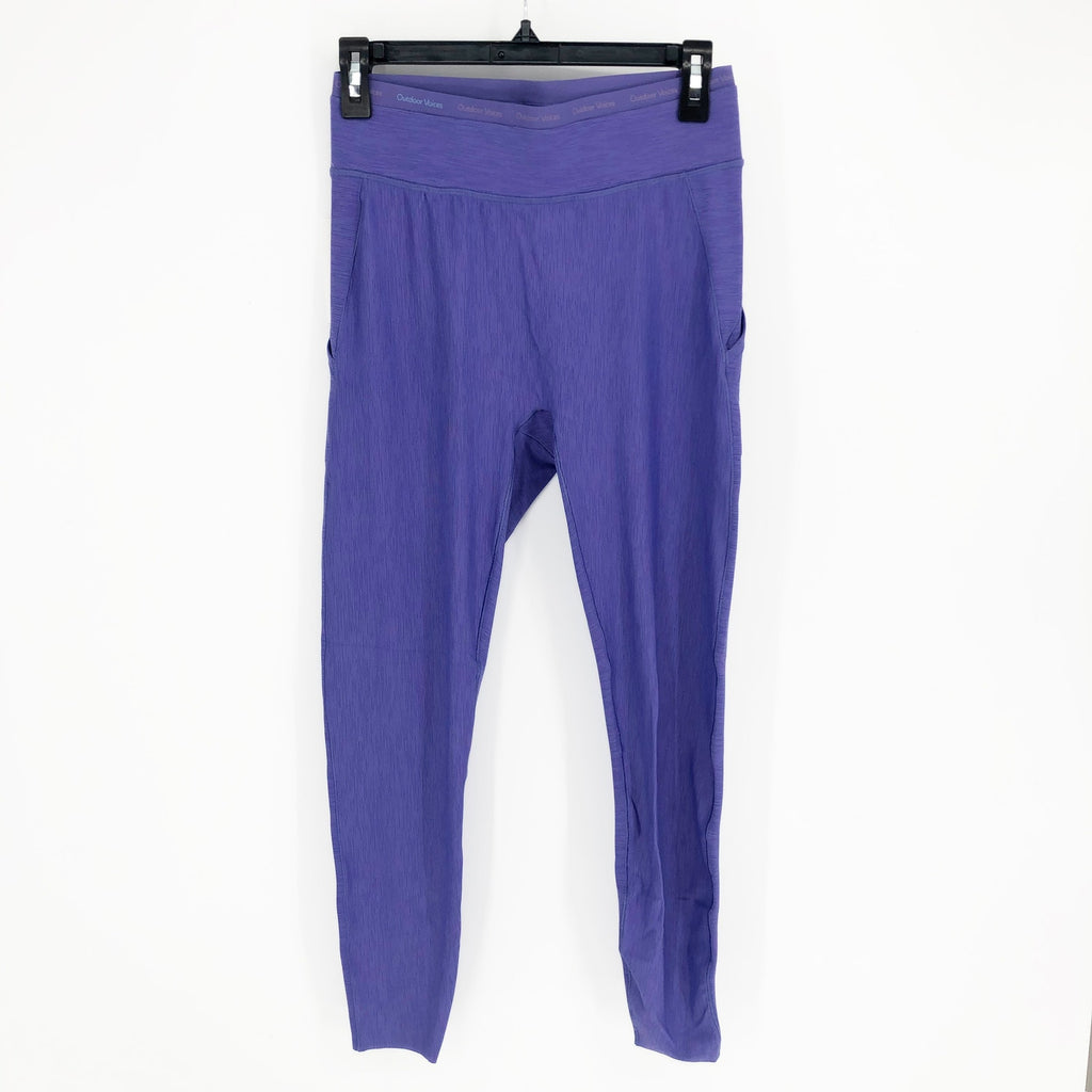 OUTDOOR VOICES TechSweat Thrive 7/8 Leggings Small Violet Purple High Waist NWT