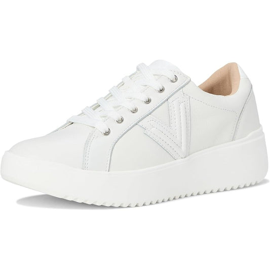Vionic Womens Kearny Lace Up Oxford Sneakers US 12 W EU 43 White Leather NIB