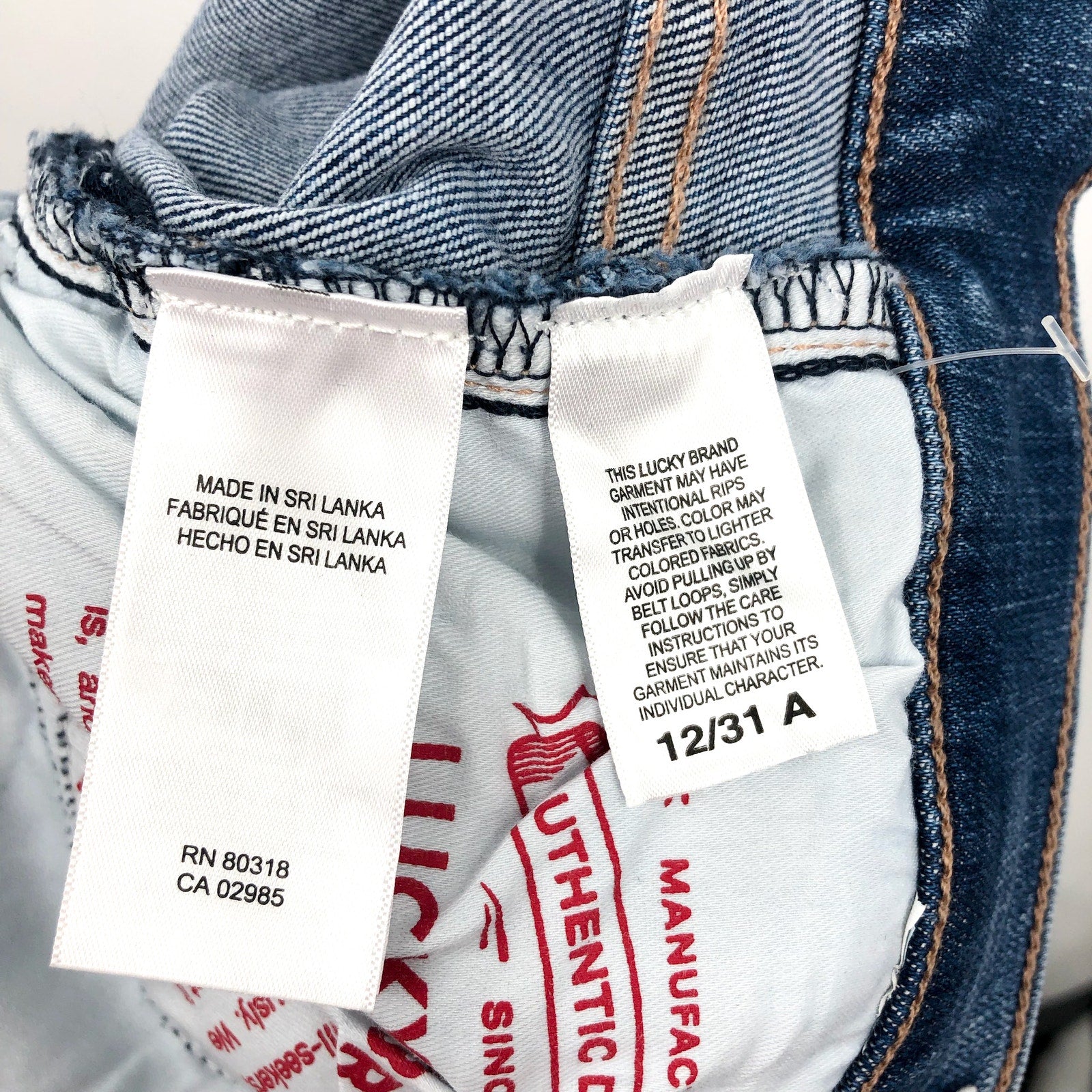 LUCKY BRAND Women's Sweet Boot Cut Jeans US 12 Blue Cabana Mid rise NWT