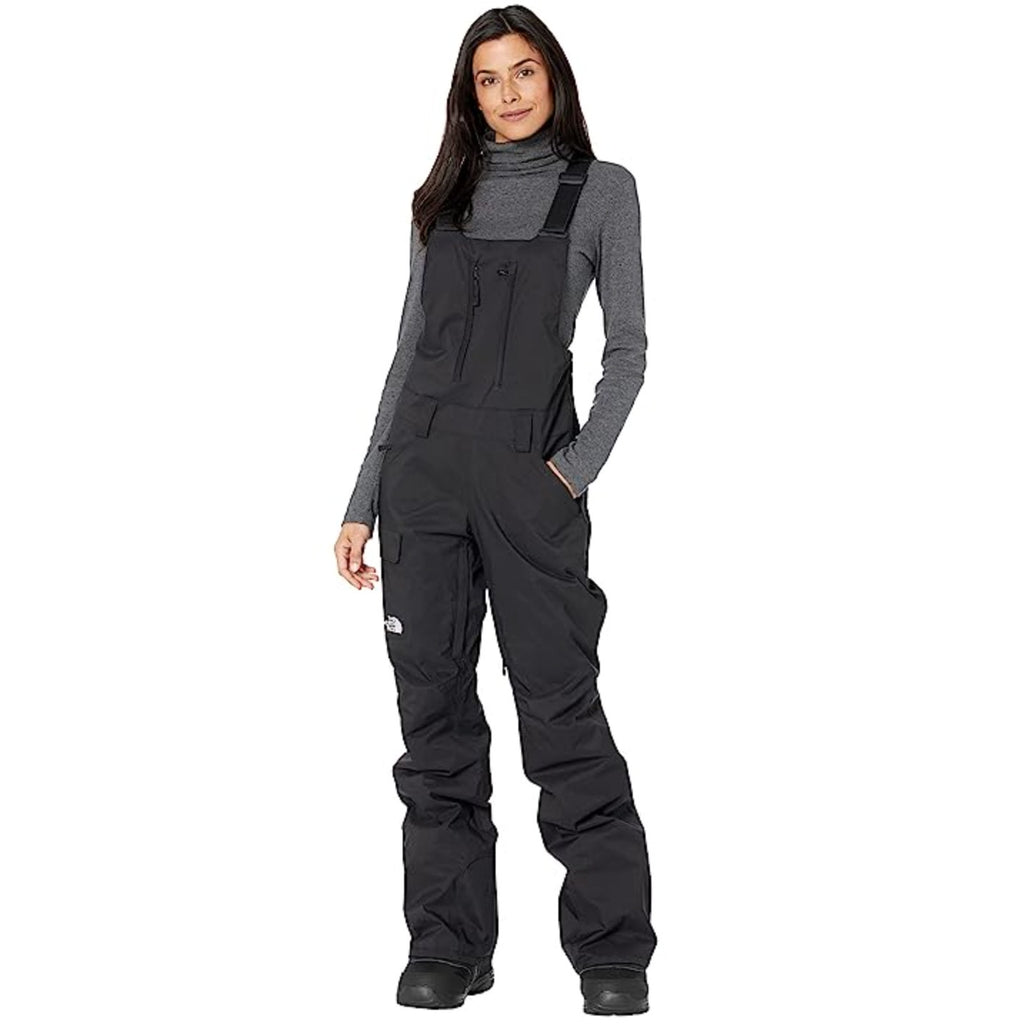 THE NORTH FACE Womens Freedom Insulated Snow Bibs 3XL SHORT Black Waterproof NWT