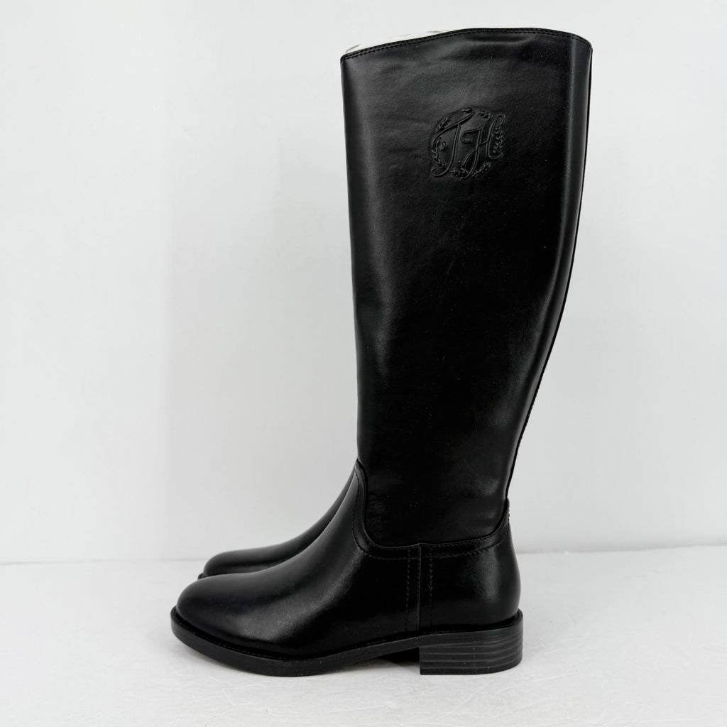 Tommy Hilfiger Womens Rydings Knee High Boots US 6 M EU 36 Black NWOB