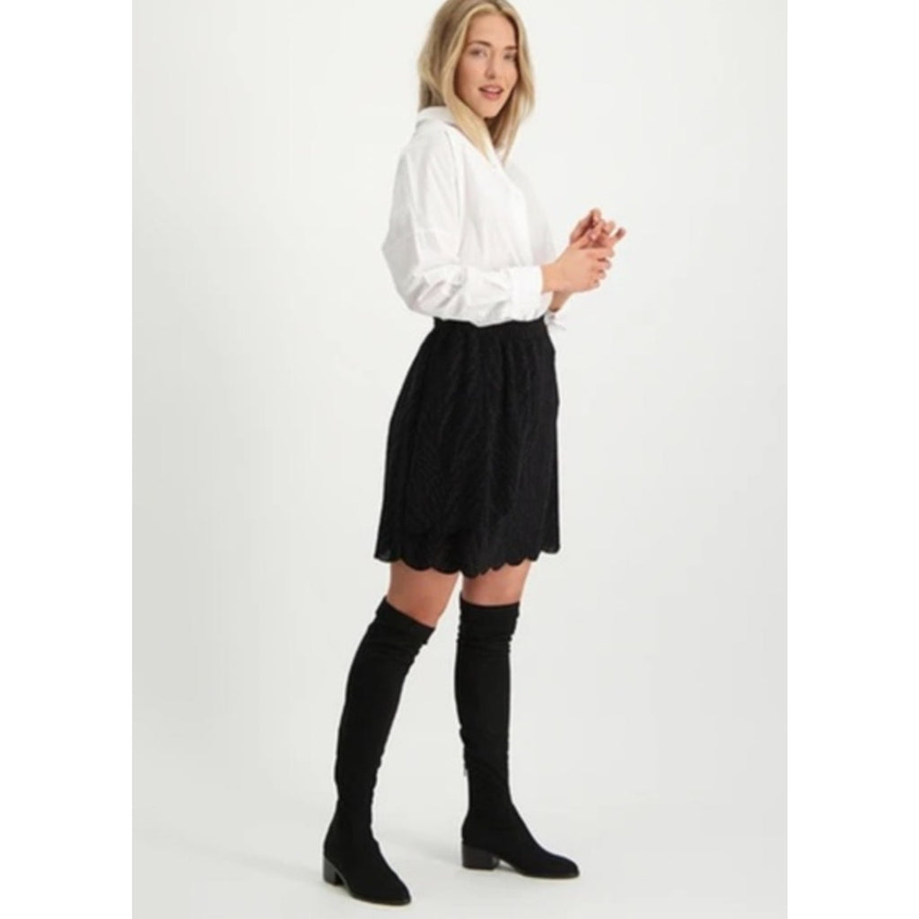 Steve Madden Women's Georgette Over the Knee Boots Size 8 Black Pull On NIB