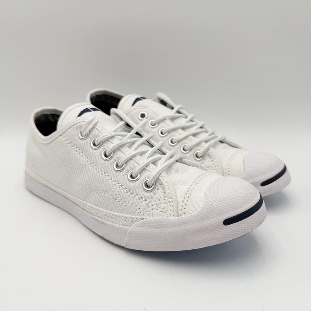 Converse Womens Jack Purcell Casual Low Sneakers Size 6.5 White Canvas NIB