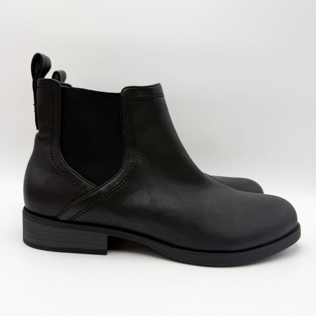 Crown Vintage Womens Flendi Chelsea Ankle Boots Size 11 WIDE Black NWOB