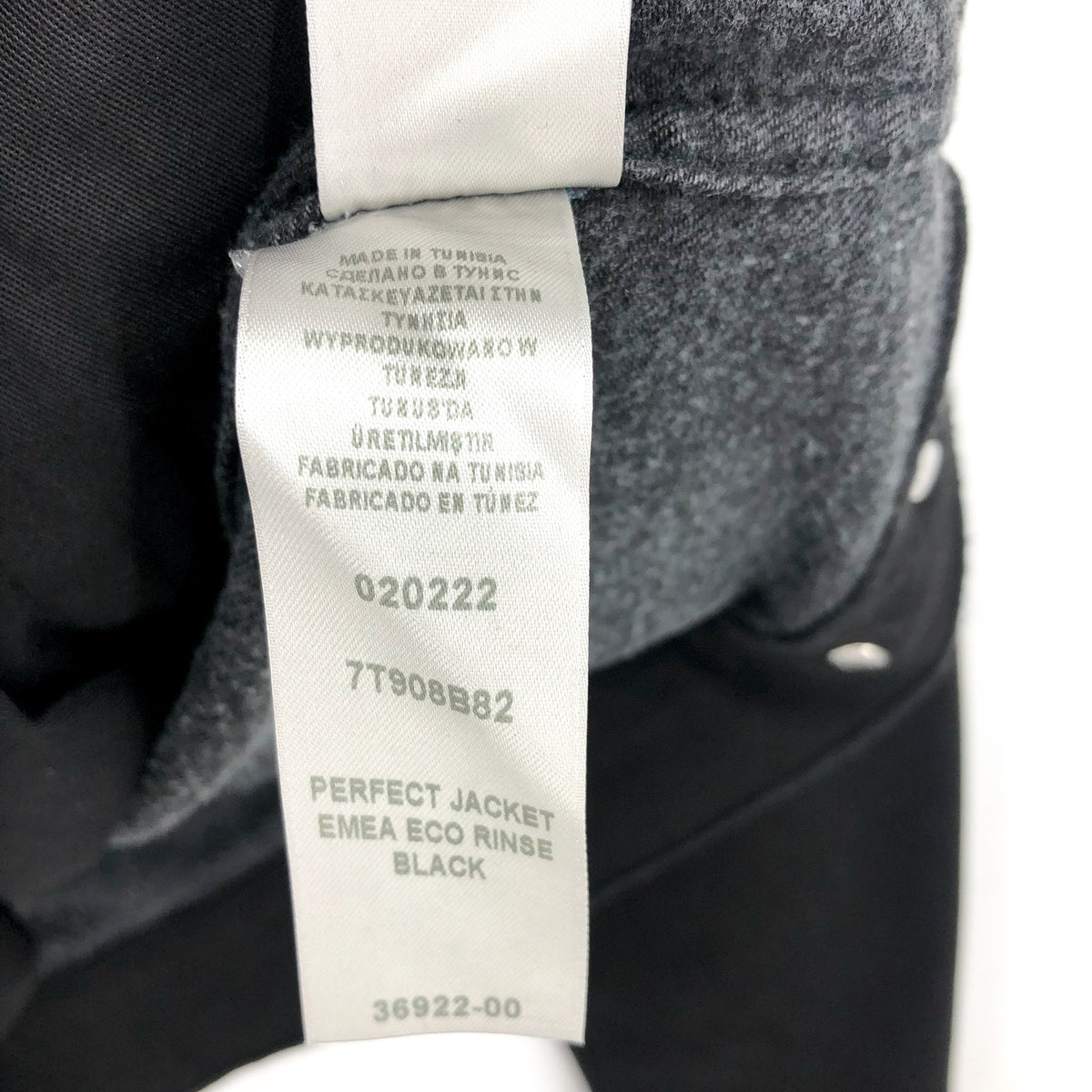 7 FOR ALL MANKIND Men's Perfect Trucker Jean Jacket XL Black Denim Stretch NWT