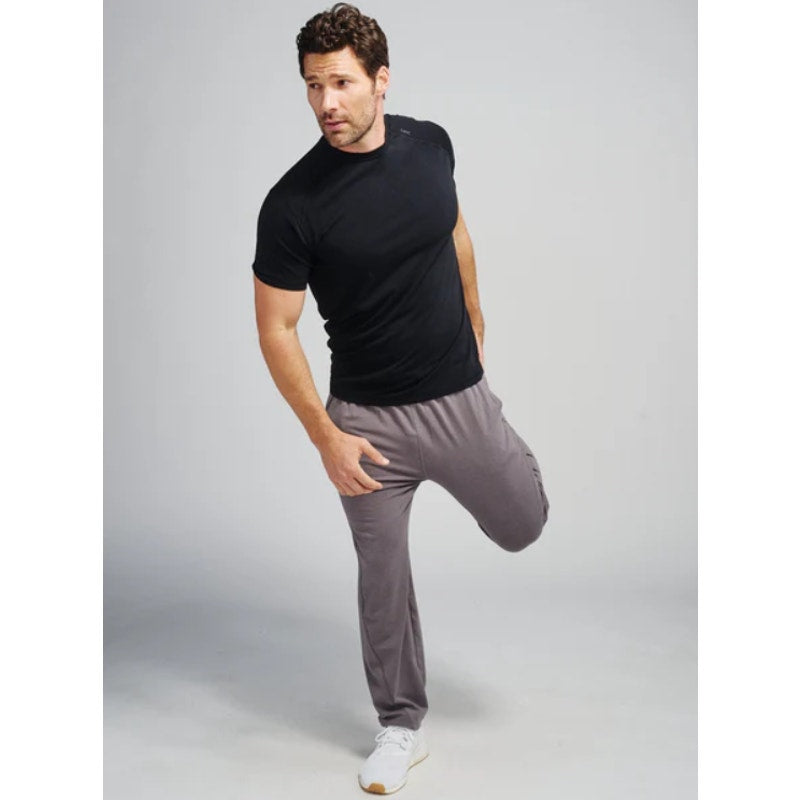 TASC Mens Carrollton Fitness T-Shirt Small Black Short Sleeve Organic Cotton NWT