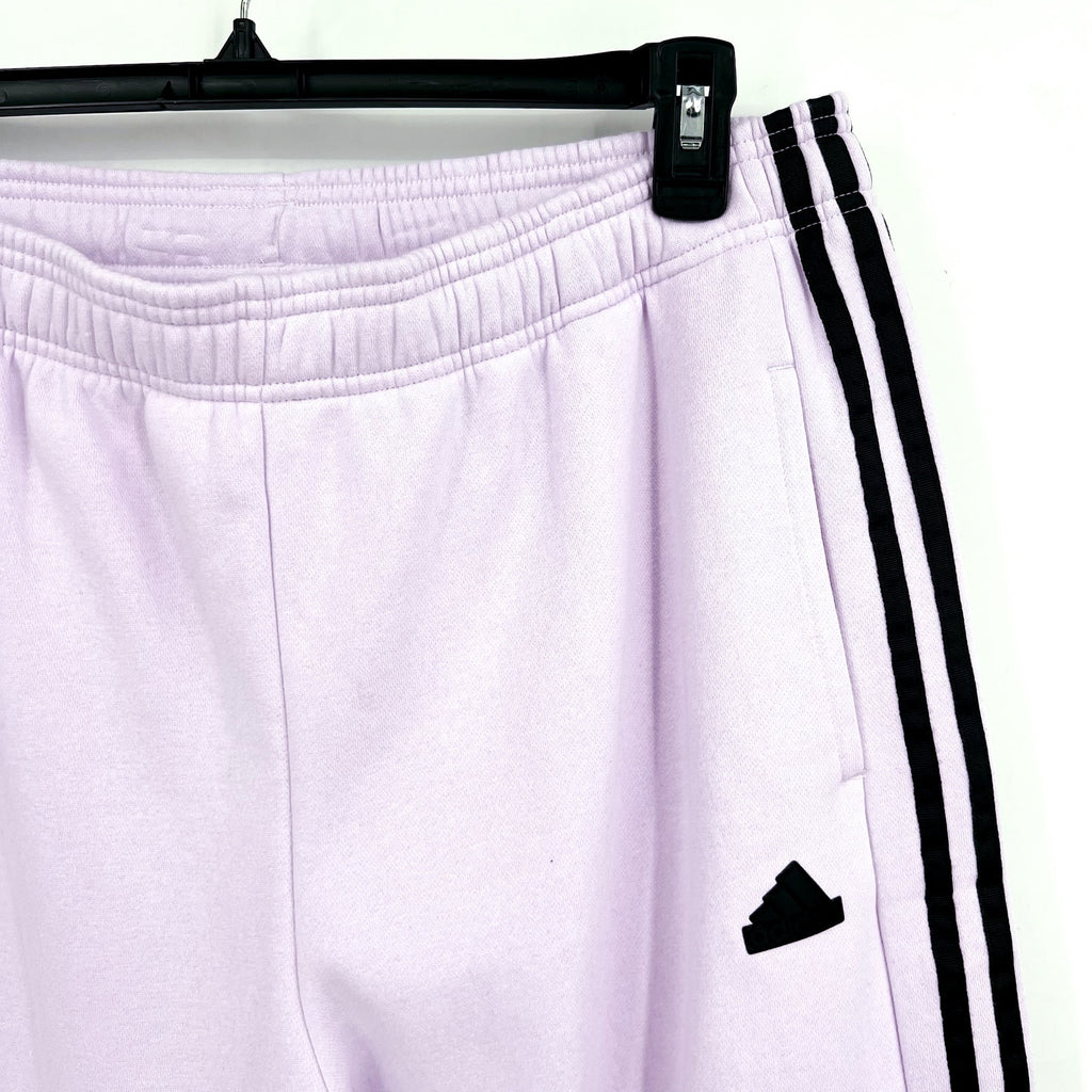 ADIDAS Womens Tiro Fleece Pants XL Purple Ice Lavender Pull-On NWT