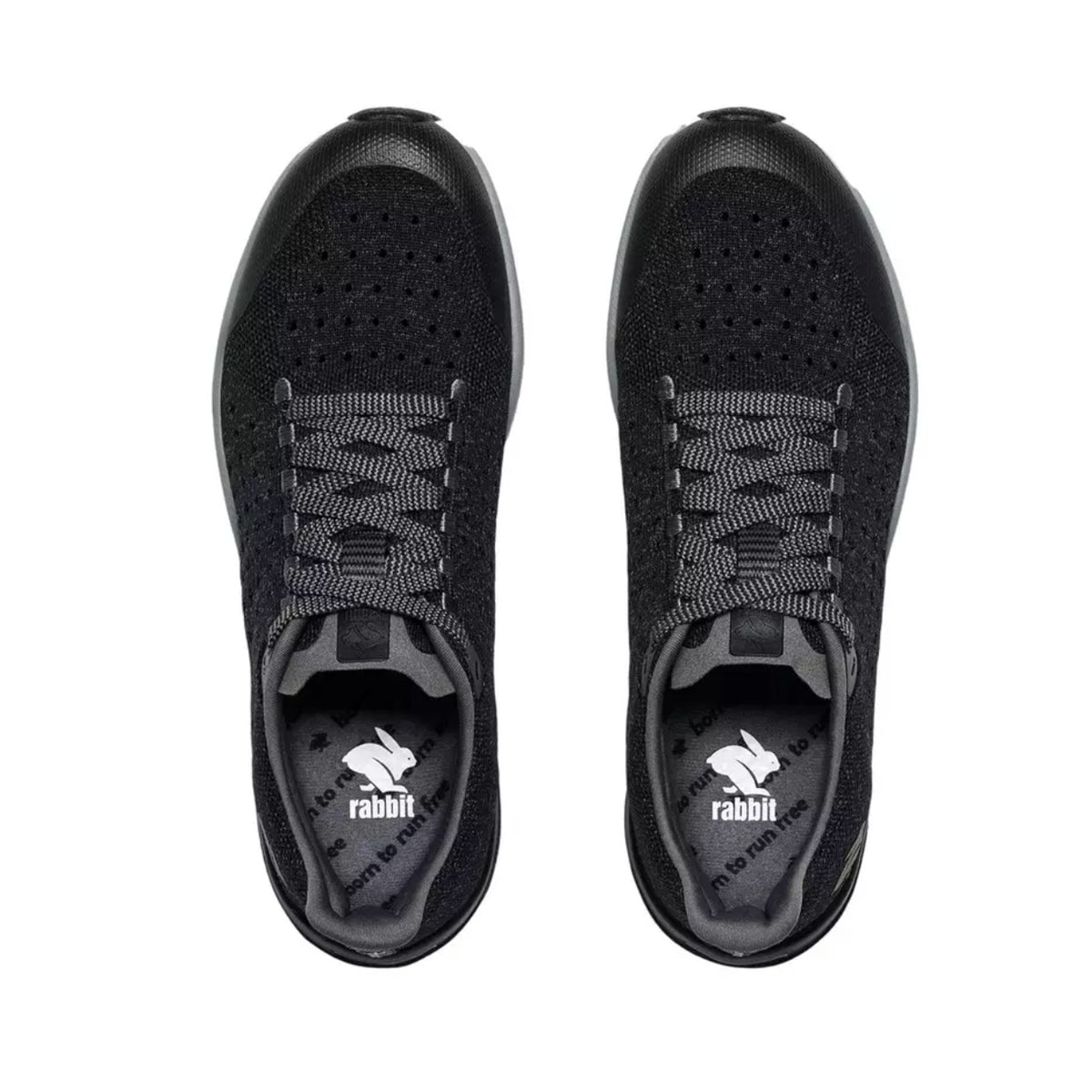 Rabbit Womens Dream Chaser Running Shoes Size 8 Black EU 38.5 Athletic NIB
