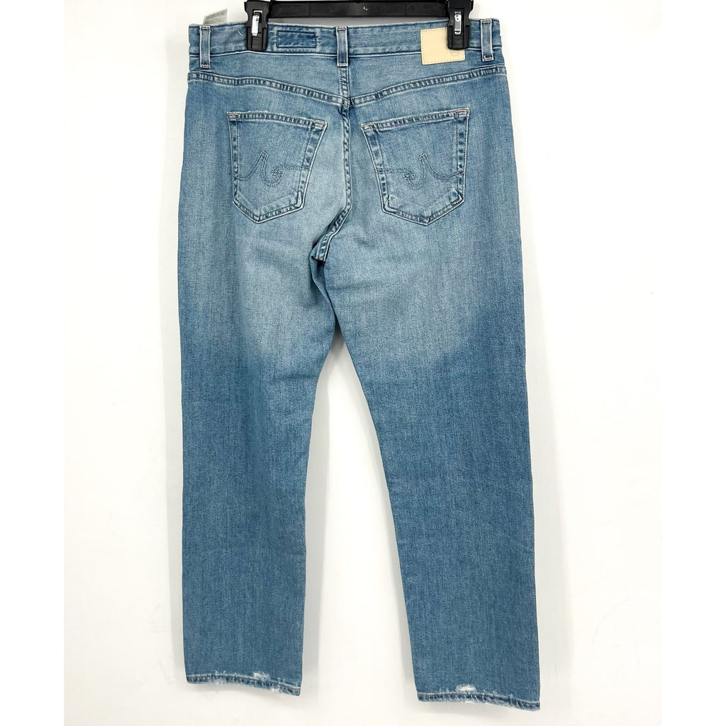 AG ADRIANO GOLDSCHMIED Ex Boyfriend Slouchy Slim Jeans 29x27 US 8 Aries Blue NWT