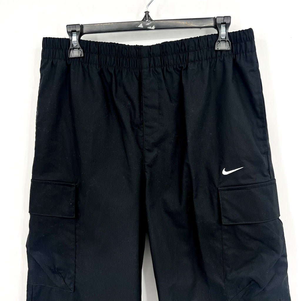 Nike Womens Sportswear Everything Wovens Cargo Pants Large Black Mid-Rise NWT